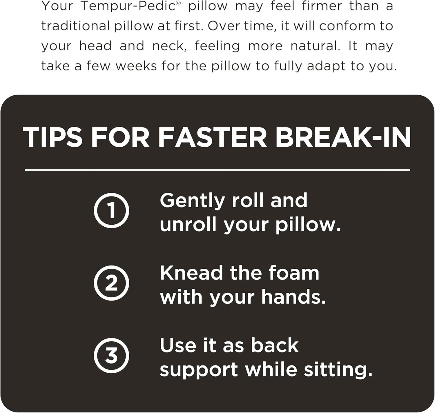 Tempur-Pedic TEMPUR-Cloud Pillow for Sleeping, Standard, White - Image 15