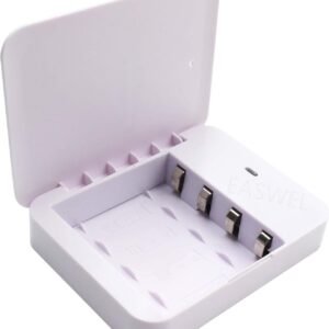 EASWEL Emergency USB Battery Powered Power Bank Compact Portable 4 AA Batteries