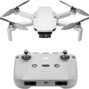 DJI Mini 4K, Drone with 4K UHD Camera for Adults, Under 249 g, 3-Axis Gimbal Stabilization, 10km Video Transmission, Auto Return, Wind Resistance, 1 Battery for 31-Min Max Flight Time, Intelligent Flight