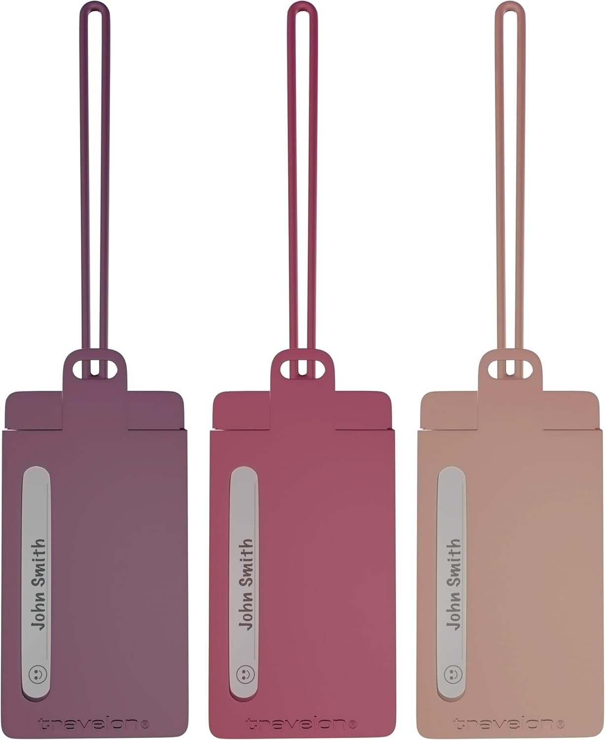 Travelon Set of 3 Silicone Privacy Luggage Tags - Image 2