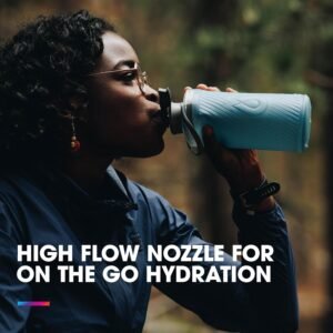 HydraPak Flux – Collapsible Backpacking Water Bottle (750ml, 1L, 1.5L) – BPA Free, Ultra Light, Spill-Proof Twist Cap