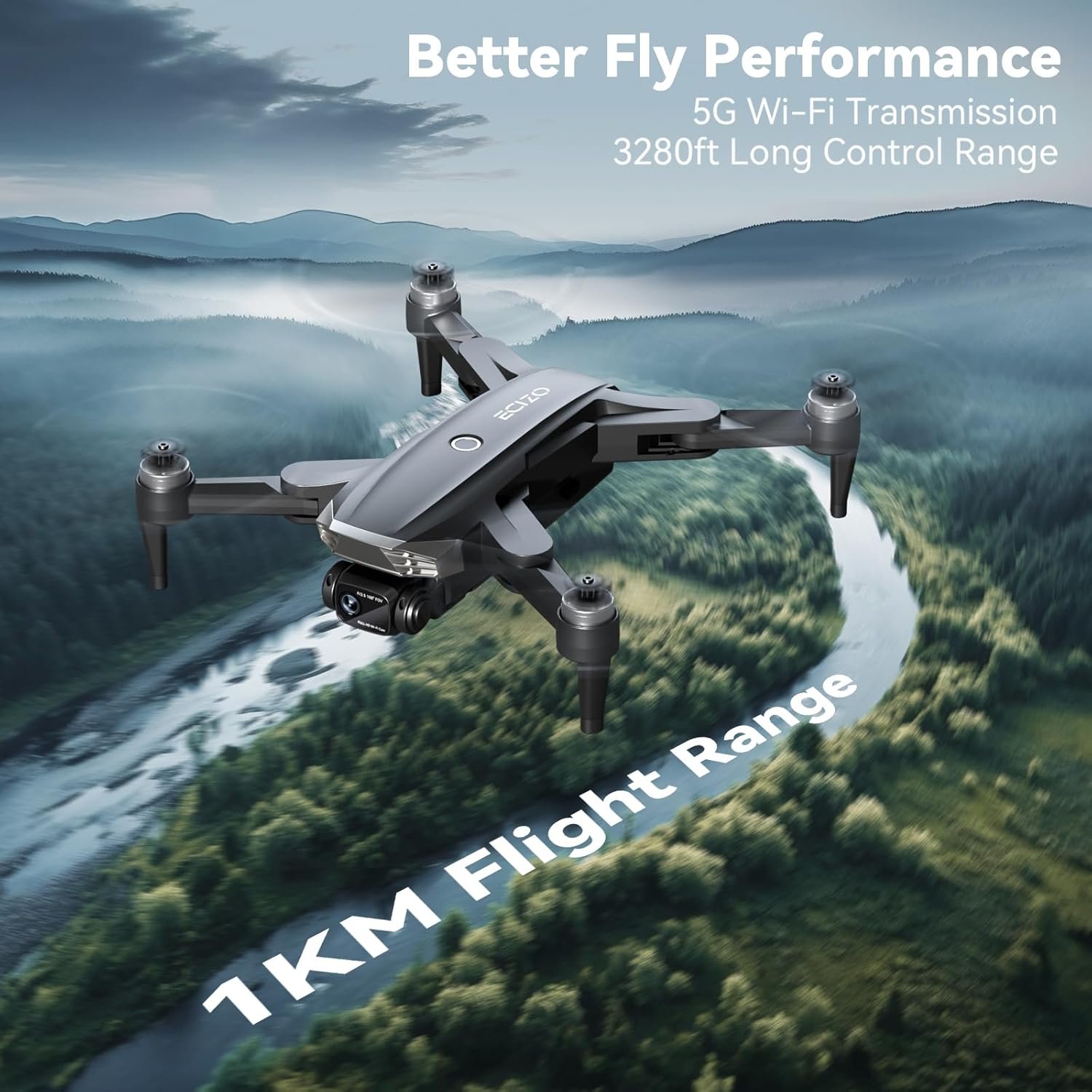 GPS Drone with Camera for Adults 4K, Auto Return Home, Brushless Motor, Follow Me, 5G FPV Transmission, Smart RC Quadcopter Drones for Beginners Kids, Long Flight and Distance, Under 250G - Image 7
