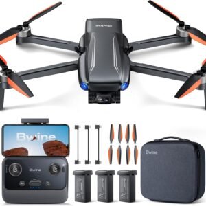 Bwine F7MINI 4K Video 8K Photo Drones with Camera for Adults, 3-Axis Gimbal EIS, 96Mins, 249g FAA-exempt, Over 6KM Transmission, AI GPS Smart Return, Follow, Waypoint, Orbit Fly, Better for Beginner