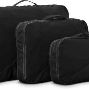 Samsonite 3-Piece Compression Packing Cube Set, Black