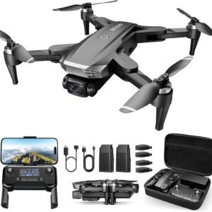 GPS Drone with Camera for Adults 4K, Auto Return Home, Brushless Motor, Follow Me, 5G FPV Transmission, Smart RC Quadcopter Drones for Beginners Kids, Long Flight and Distance, Under 250G