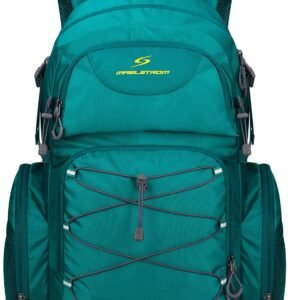 Maelstrom Hiking Backpack,40L Waterproof Camping Backpack,Men Women Packable Hiking Daypack with Rain Cover,Lightweight Travel Backpack-Green