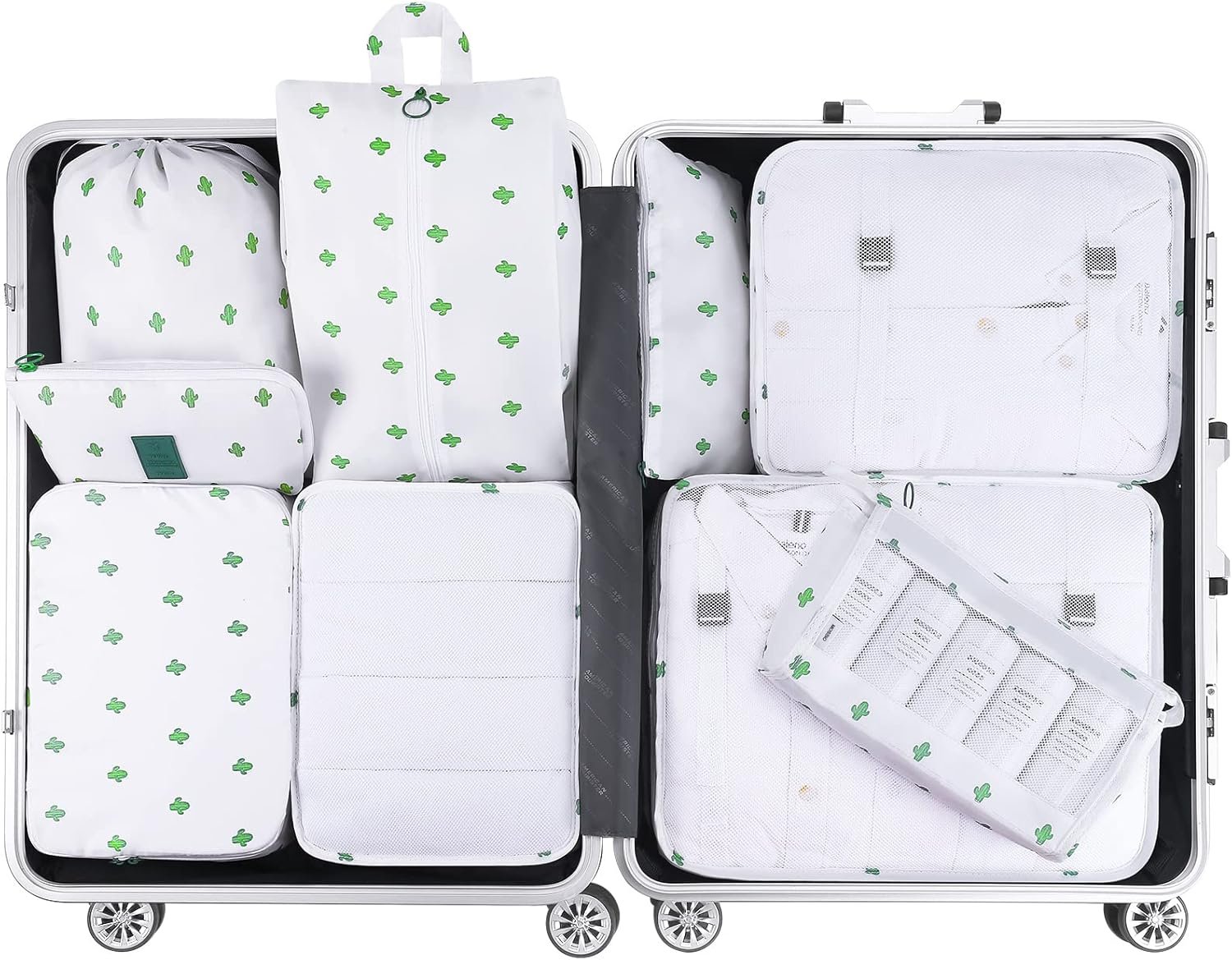 Mossio 9 Set Packing Cubes with Shoe Bag & Electronics Bag - Luggage Organizers Suitcase Travel Accessories - Image 2