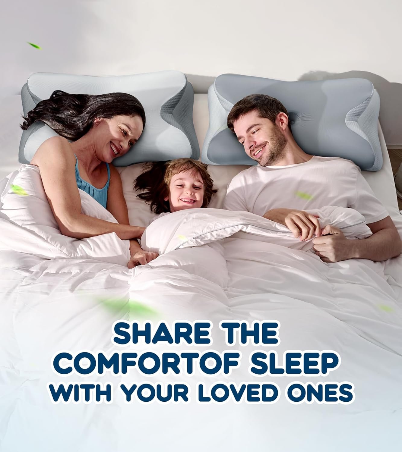 Effective Pain Relief Cervical Neck Pillow for Sleeping, Ergonomic Cooling Side Sleeper Pillow for Neck Support, Odorless Orthopedic Contour Memory Foam Pillows, Bed Pillow for Stomach Back Sleeper - Image 7