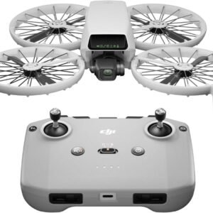 DJI Flip (RC-N3), Drone With 4K UHD Camera for Adults, Under 249 g, 3-Axis Gimbal Stabilization, 44000ft/13km Video Transmission, Palm Takeoff, Auto Return, 31-Min Flight Time, Intelligent Flight