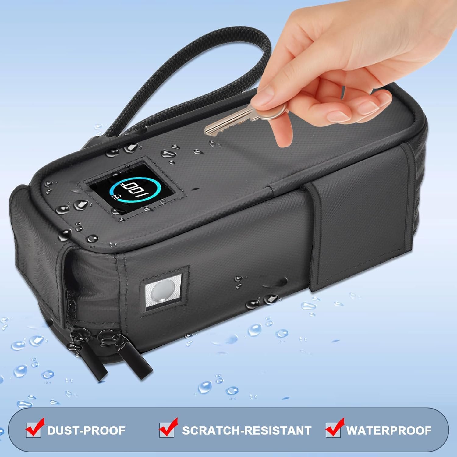 Case Compatible with Anker Laptop Power Bank 25,000mAh, Travel Carrying Holder for Portable Charger with Triple 100W USB-C Ports &Cables for Business Air Travel /Camping /Adventure Sports (Bag Only) - Image 6