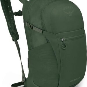 Osprey Daylite Plus Commuter Backpack – Lightweight, Everyday Pack with Laptop Sleeve and Water Bottle Pockets – Ideal for Work, School, and Travel with Versatile Storage Options, Seaweed Green