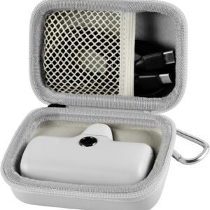 Portable Charger Power Bank Case for Swyop/for Feob/for Charmast/for JEJILL/for LanLuk/for VEGER/for iWALK/for Taegila/for Kuulaa and More Small Charging Battery Pack – Bag Only (White)