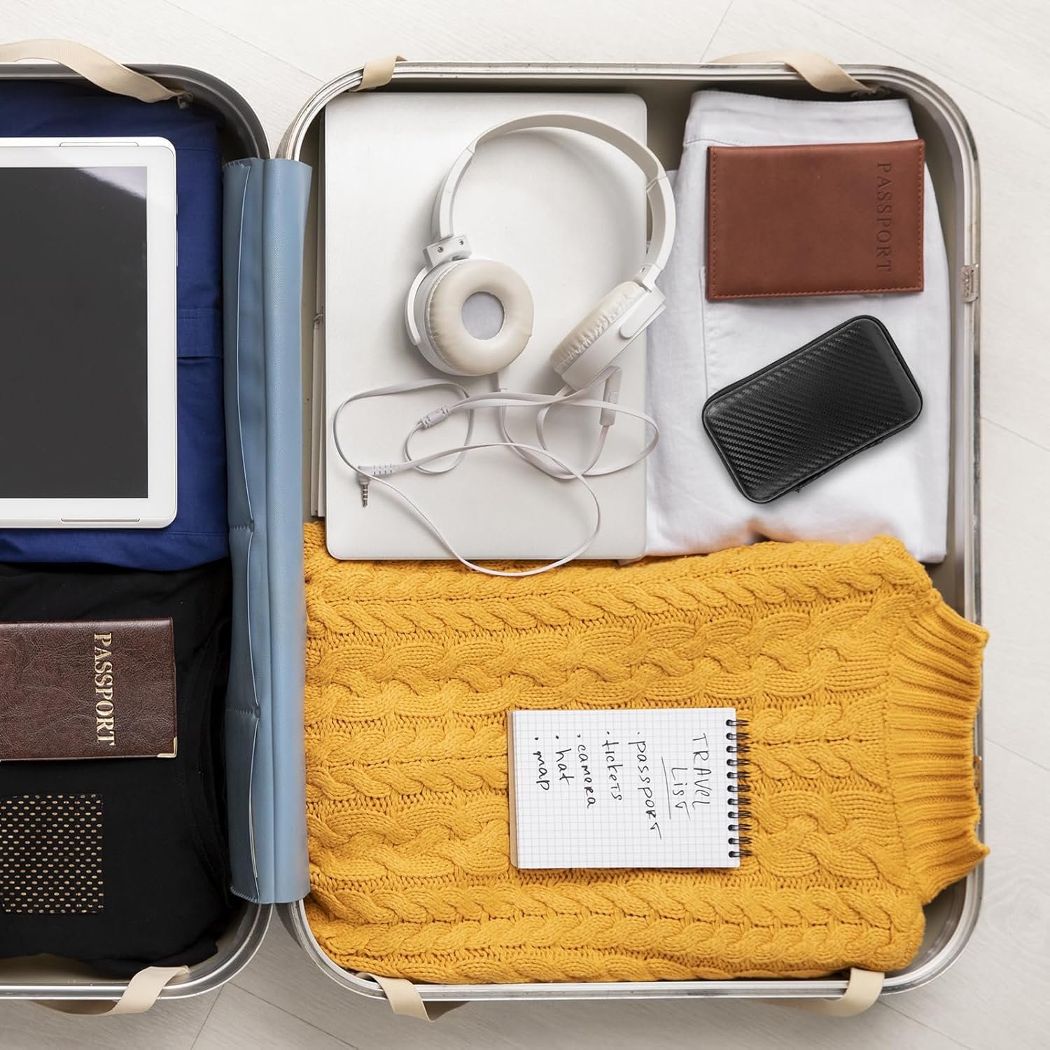 Solar Power Bank Carrying Case - Portable Hard Travel Storage Box for Solar Chargers, Compatible with BLAVOR 10000mAh, Durecopow 20000mAh(Black) - Image 5