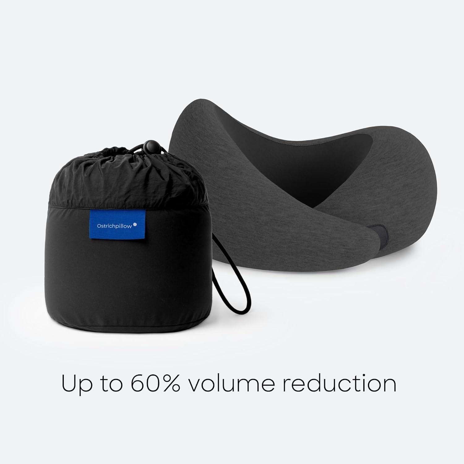 Ostrichpillow Go Neck Pillow, Travel Pillows for Airplanes, Premium Memory Foam Travel Pillow, 360º Ergonomic Design, Asymmetrical Sides, Travel Bag Included, Washable Modal Cover - Image 8