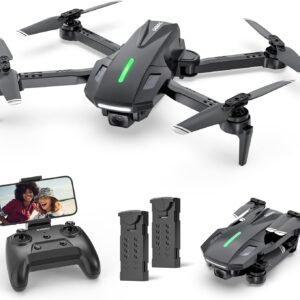 DEERC D70 Mini Drone with Camera,720P HD FPV Foldable Drones,2 Batteries,One Key Start,Headless Mode,Altitude Hold,360 Flip,Drone for Kids,Toys Gifts for Kids