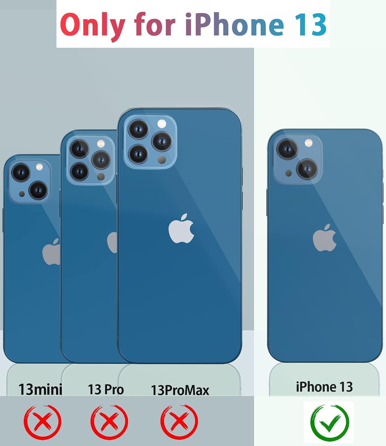 for iPhone 13 Case Waterproof Shockproof Dustproof Full-Body Sturdy with Camera Lens Protector and Built-in Screen Protector,Underwater Full Sealed Cover Protective for iPhone 13(Black) - Image 7