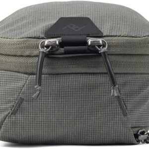 Peak Design Packing Cube, Sage, Weatherproof Luggage Cube with Dual Compartment Organization, Expansion and Compression, Zipper Opening, Travel Organizer for Men and Women, Size S