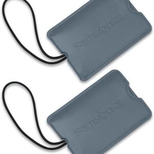 Samsonite 2-Pack Vinyl ID Tags, State Blue