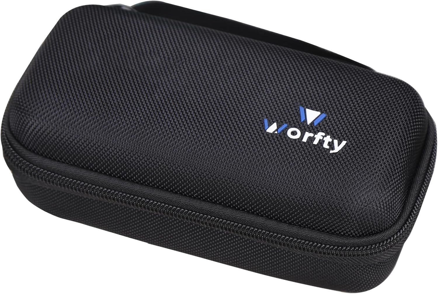 worfty Case for VRURC for VEGER for charmast Portable Power Bank Built-in Cables - Travel Protective Carrying Storage Bag (Case Only) (Black) - Image 8