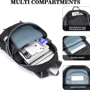 BAGPARKK Hiking Backpack,Large 35L Travel Backpacks for Men Women,Water Resistant Ultra Lightweight Foldable Packable Camping Daypack for Outdoor Sports