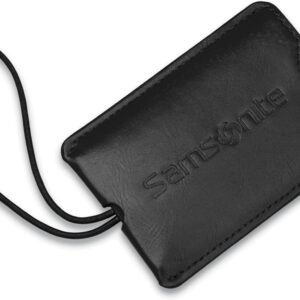 Samsonite 2-Pack Vinyl ID Tags, Black