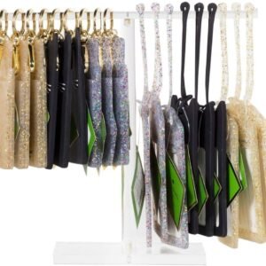 Kate Spade New York, Silicone Luggage Tag with Strap, Multi Glitter