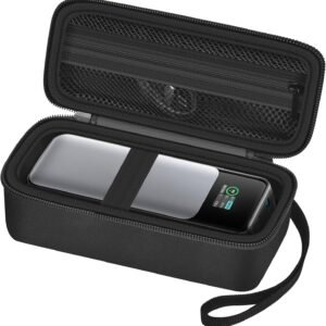 Protective Storage Case for Anker 737 Power Bank (PowerCore 24K 140W) -Hard Shell Organizer with Custom Fit, Interior Mesh Pocket & Sturdy Zipper for On-The-Go Essentials (Case Only)