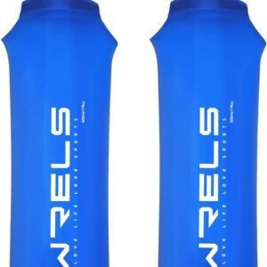 TPU Soft Flask Lightweight Portable Reusable Water Bottle,BPA Free Collapsible Flask for Hydration Pack in Running Hiking Cycling and Marathon