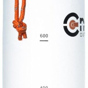 Cnoc Outdoors Vesica Collapsible Water Bottle 1 Liter Purple, 28mm Thread Compatible with Popular Filters, Packs Down Small when Empty, Perfect for Travel and Hiking