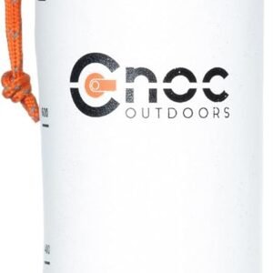 Cnoc Outdoors Vesica Collapsible Water Bottle 1 Liter Purple, 28mm Thread Compatible with Popular Filters, Packs Down Small when Empty, Perfect for Travel and Hiking