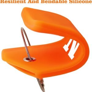 Gostwo 8 Pack Luggage Tags for Suitcases, 26 Initial Letter Travel Luggage Baggage Identification Labels ID Tags Fully Bendable Tags with Stainless Steel Loop (Letter M, Colorful)