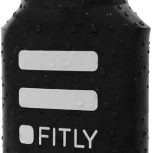 FITLY Soft Flask – Shrink As You Drink Soft Water Bottle for Hydration Pack – Folding Water Bottle Ideal for Running, Hiking, Cycling, Climbing & Rigorous Activity