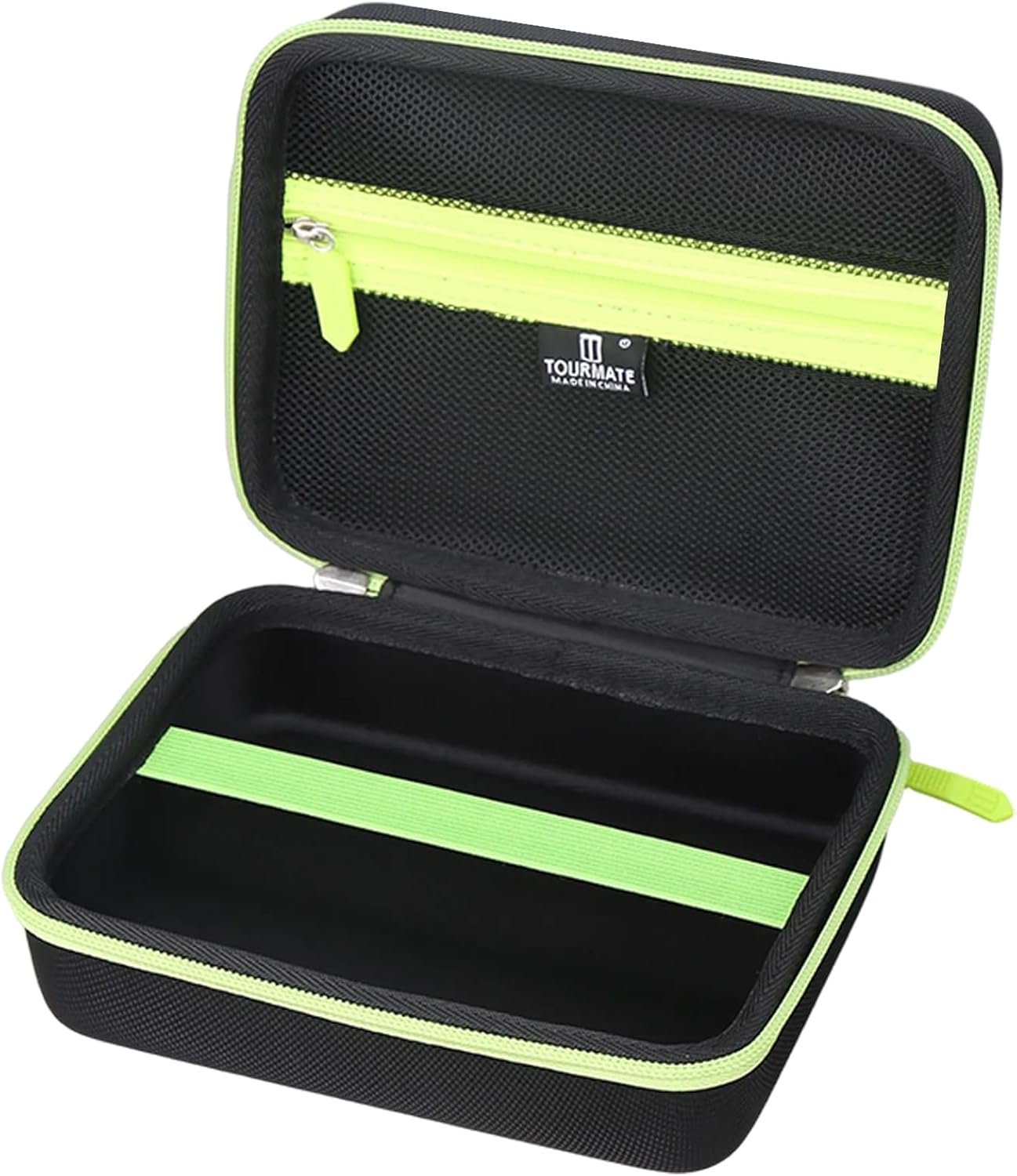 Hard Storage Case for Holy Stone HS210 Mini Drone,Travel case for Kids and Beginners RC Nano Quadcopter Indoor Small Helicopter Plane(case only) (Black & Green) - Image 2