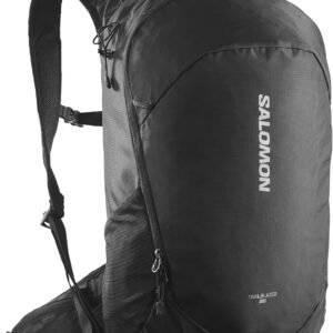 Salomon Unisex Trailblazer 20, Hiking & Trekking Backpack, 20-Liter – Black / Alloy – NS