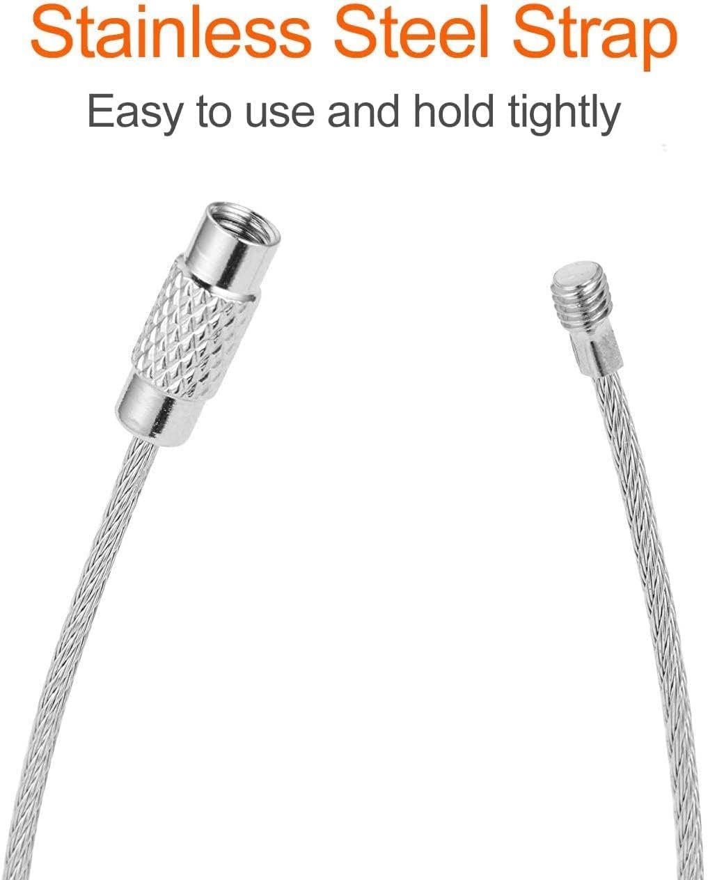 2 Pack Luggage Tag for Suitcase, Cute Unique Leather Bag Tags Identifiers Privacy Cover ID Label with Durable Steel Loop for Women Men Kids Girls Travel, Giraffe - Image 6