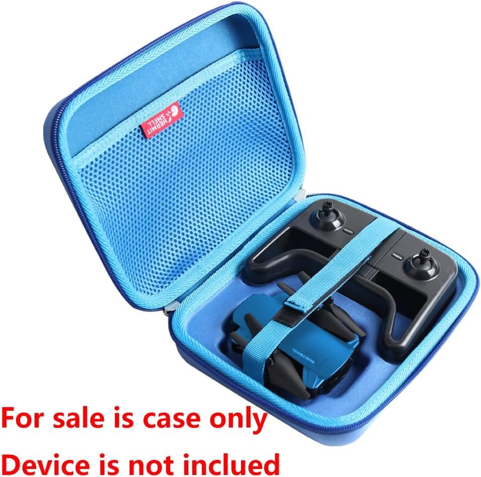 Hermitshell Travel Case for DEERC D20 Mini Drone (Blue) - Image 2