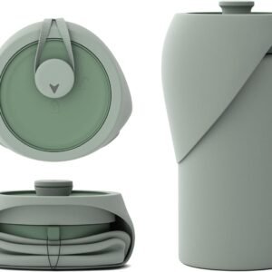 SÄKER Portable Dog Water Bottle, Collapsible Water Bottle for Dogs Perfect for Walking, Hiking and Outdoors | Works as a Portable Water Bowl | Designed in Montreal – 550ml