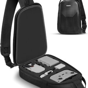 Mini 4K Case, Portable Mini 2 SE Backpack Compatible with DJI RC N1 Controller, Travel Drone Bag for Charging Hub and 3 Batteries, Waterproof RC N1 Carrying Case for DJI Drone Accessories