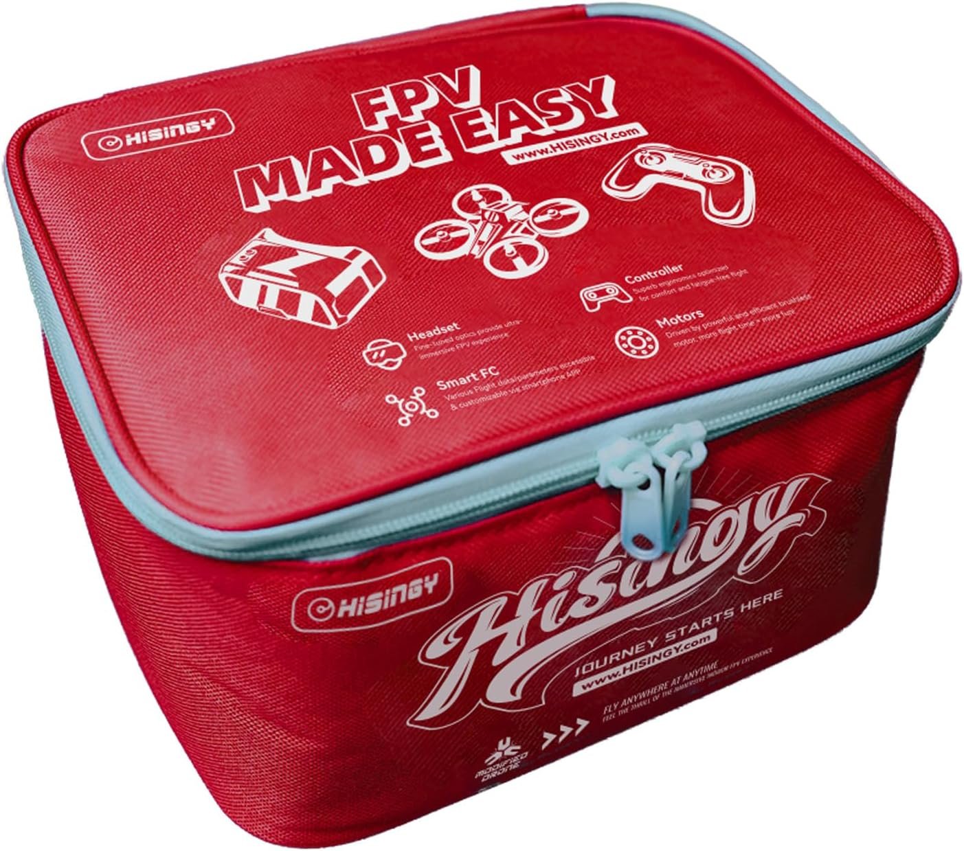 Storage Bag Compatible with all Drone Models,Travel Carry Case,Drone Accessories,Large Capacity,Reasonable Design (Red)