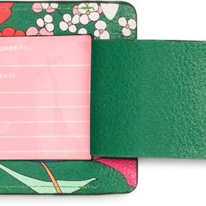 Ban.do Getaway Suitcase Tag for Travel, Durable Vegan Leather Luggage Identifier