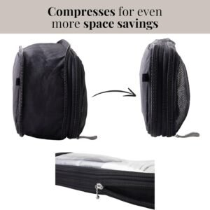Baggallini Long Compression Cube – Lightweight Compression Packing Cube for Travel