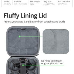 Carrying Case for DJI Avata 2 Drone, Portable Travel Storage Bag for DJI Avata 2 Accessories