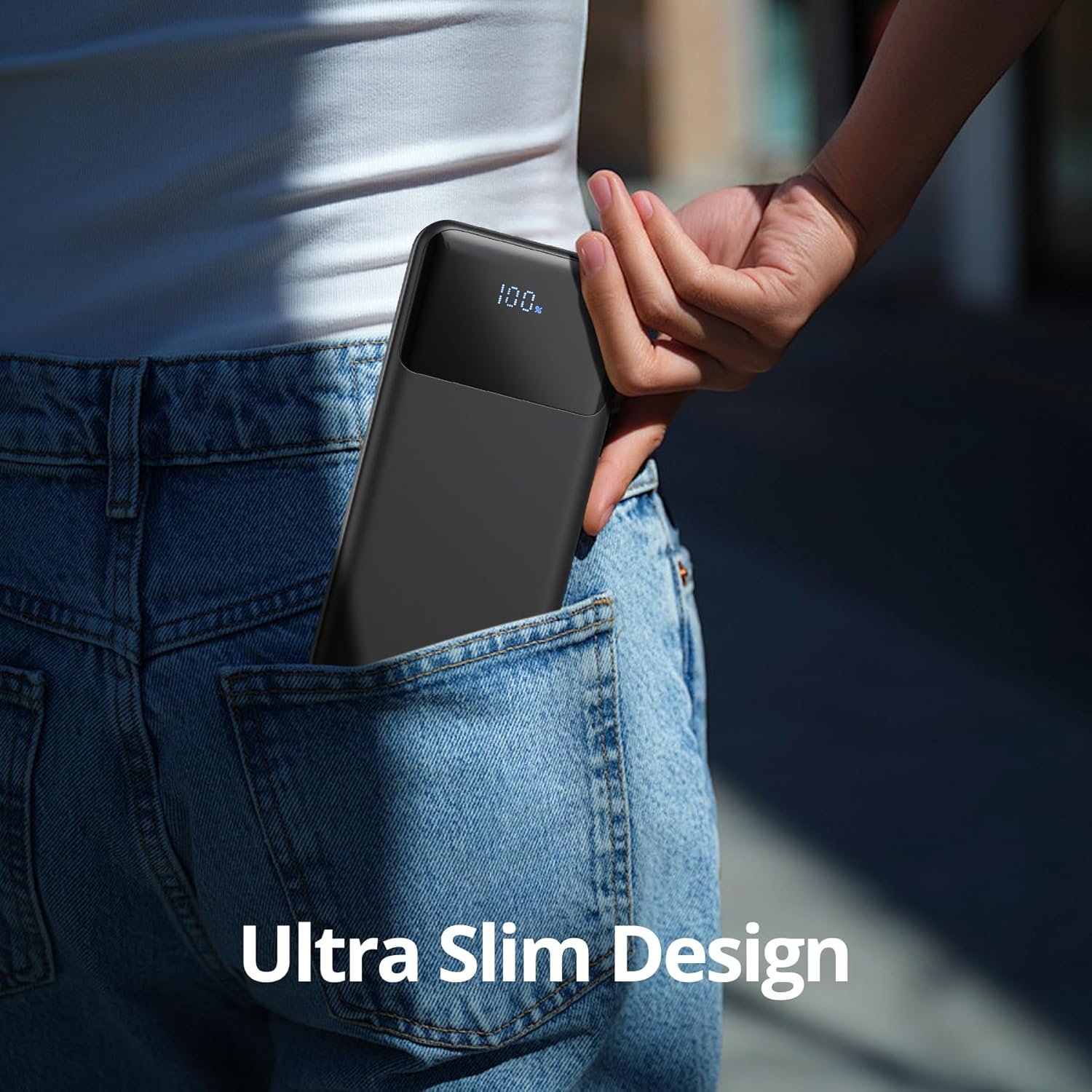 Portable Charger with Built in Cables, Power Bank with Cords Wires, Slim 10000mAh Travel Battery Pack 6 Outputs 3 Inputs 3A Fast Charging for Samsung Google Pixel LG Moto iPhone iPad, 1 Pack - Image 6