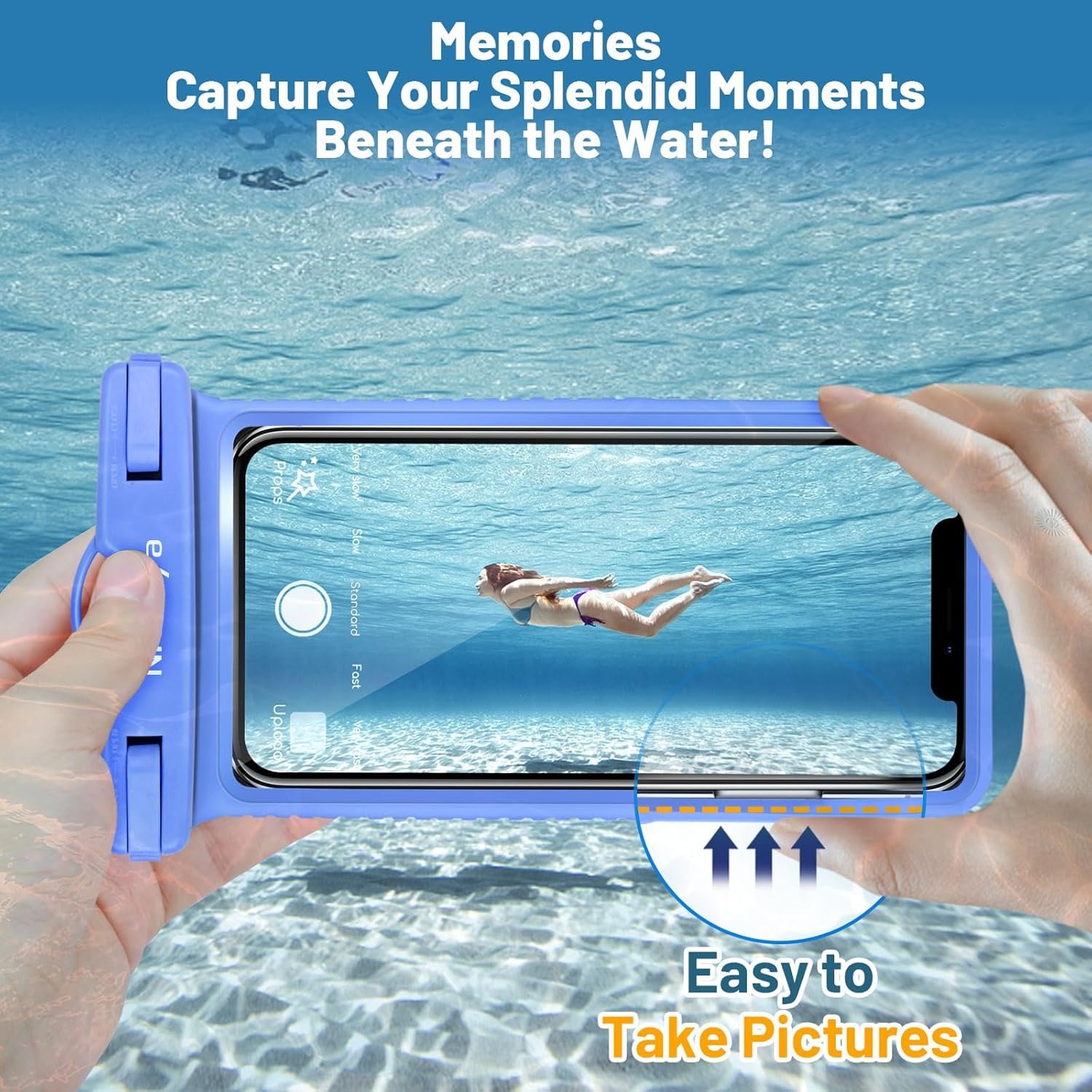 Niveaya IPX8 Waterproof Phone Pouch Case Compatible for iPhone 17 16 15 14 13 12 Pro Max Up to 7", Cruise Ship Essentials Must Haves Dry Bag for Vacation Beach Travel Kayak Accessories - Image 5