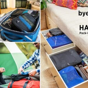 Eagle Creek Pack-It Original Packing Cubes – Durable Organizer Bags for Luggage with Rugged Dual Zippers and Top Grab Handle