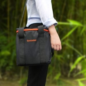 EnginStar Carrying Case Storage box 300W Power Station,Travel Business Lunch Bag, Shockproof Universal Compatible for Portable Power Station, Picnic Camping Wild Fishing Hunting
