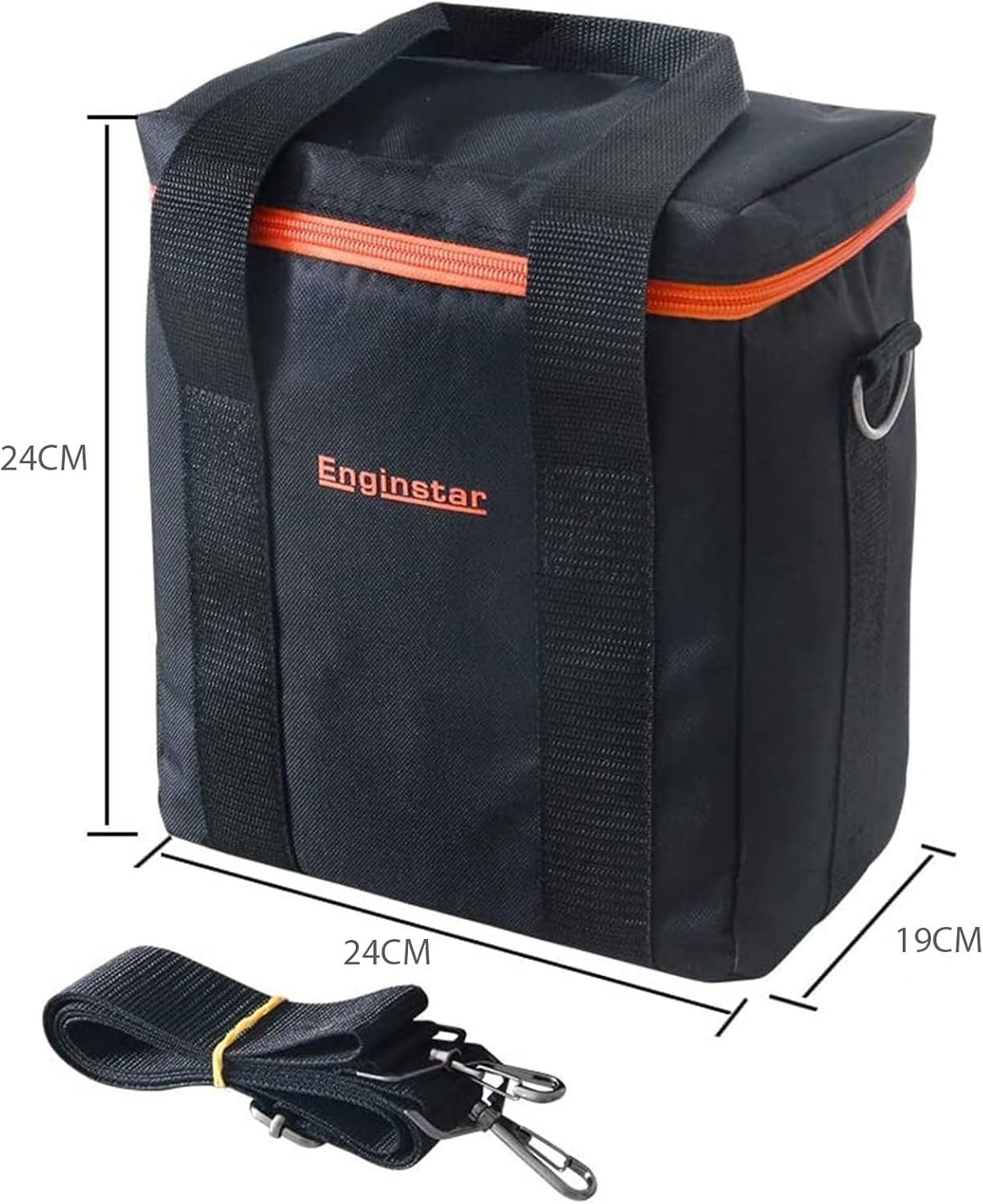 EnginStar Carrying Case Storage box 300W Power Station,Travel Business Lunch Bag, Shockproof Universal Compatible for Portable Power Station, Picnic Camping Wild Fishing Hunting - Image 4
