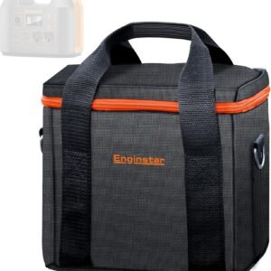 EnginStar Carrying Case Storage box 300W Power Station,Travel Business Lunch Bag, Shockproof Universal Compatible for Portable Power Station, Picnic Camping Wild Fishing Hunting