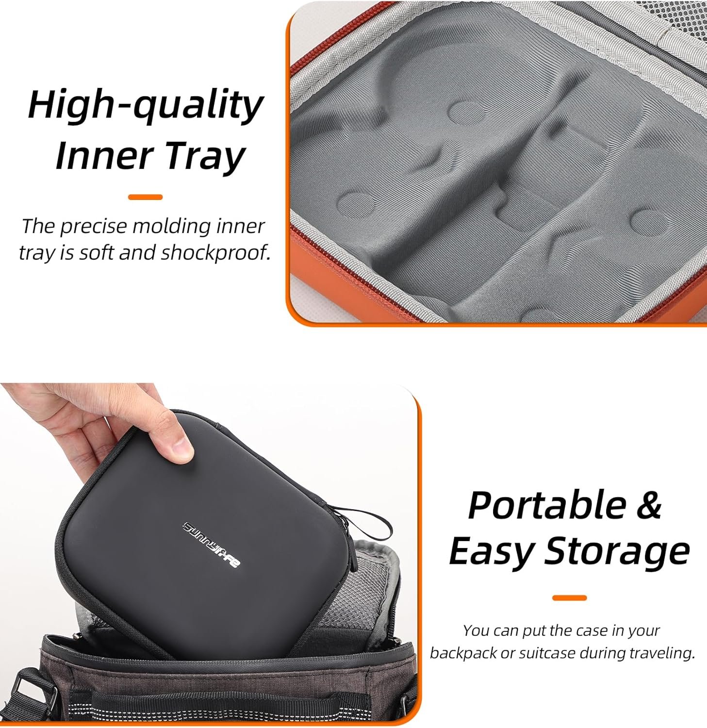 Protective Case for DJI Neo Storage Bag Waterproof Portable Mini Travel Carrying Case Accessory for DJI NEO Drone (BLACK) - Image 5