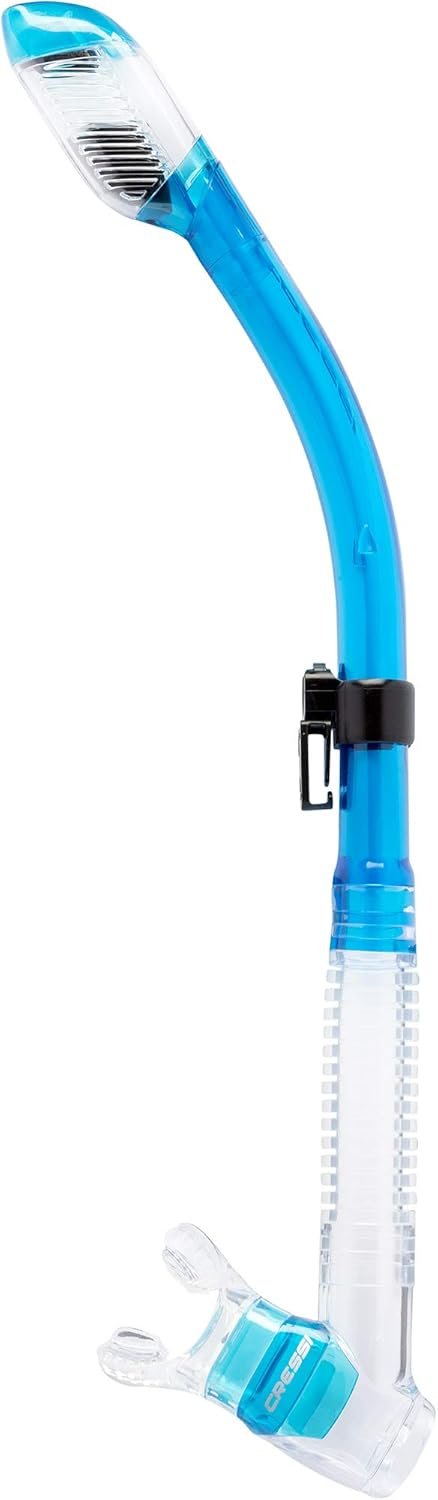 Cressi Single Lens Frameless Scuba Mask & Dry Snorkel for Snorkeling, Scuba Diving, F-Dual & Supernova Dry: Designed in Italy - Image 8